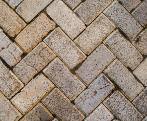 Stone pavement background.