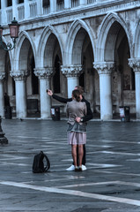 Impressionen aus Venedig - Selfie im Morgengrauen