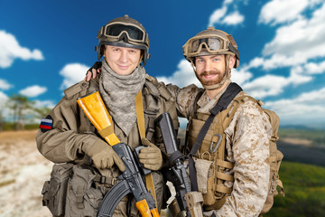 Two special force soldiers