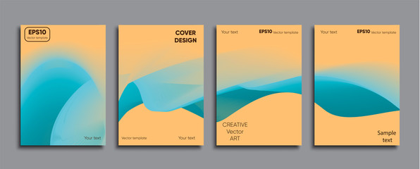 Creative colored cover. Cover design.