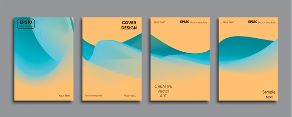 Creative colored cover. Cover design.