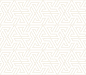 Vector seamless subtle pattern. Modern stylish abstract texture. Repeating geometric tiling from striped elements..