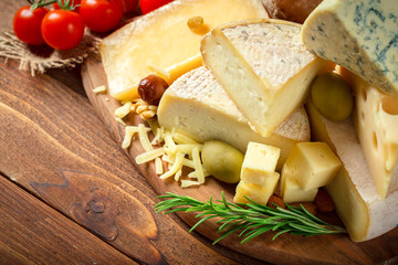 cheese one the table