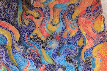 Abstract colorful tile background.