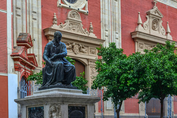 Fototapeta na wymiar Spain Andalusia Sevilla plaza del salvador