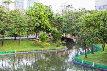 Obraz premium Landscaping lawn design.