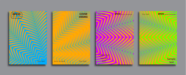 Creative colored cover. Cover design.