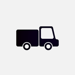Truck delivery icon illustration