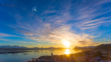Sunset in Molde, Norway