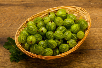 Gooseberries in the bowl