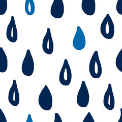 Summer rain seamless texture. Seamless pattern can be used for wallpaper, pattern fills, web page background, surface textures.