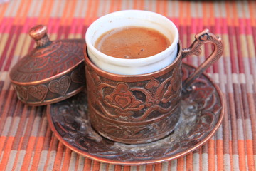 kaffee, cup, trinken, espresso, cafe, getränk, türkischer, Mokka, skopje, makedonien, altstadt