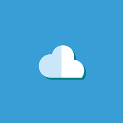 Cloud Weather Icon Vector Template Design