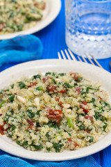salad quinoa with kale and dried tomato
