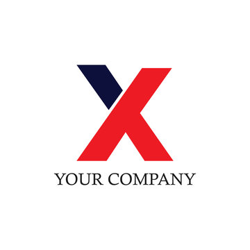 X Company logo Vector Template Design