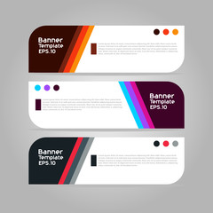 Banner template for business presentation