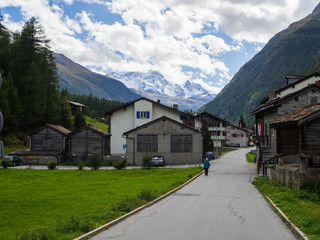 Urban view of Randa, Switzerland