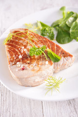 grilled tuna steak