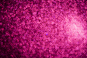 Pink bokeh christmas abstract background