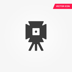 Photography icon. Single high quality outline symbol for web design or mobile app. Thin line sign for design logo. Black outline pictogram on white background