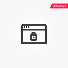 Secure web page icon