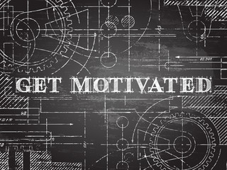 Get Motivated Blackboard Technical Drawing