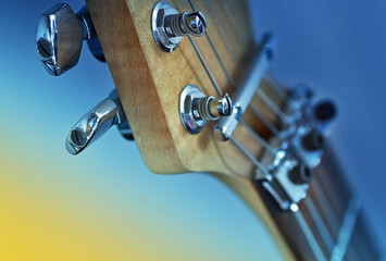 Gitarrenkopf von E Gitarre