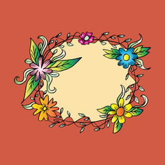 floral frame