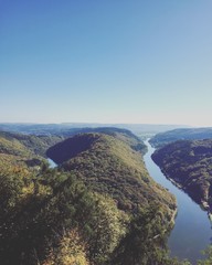 Saar Loop Saarland sun autumn