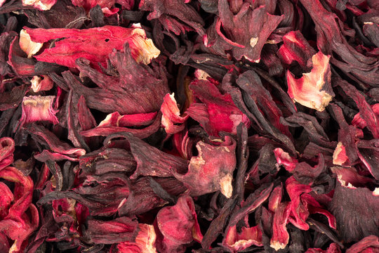 Fototapeta Dry hibiscus tea