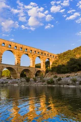 Acrylic prints Pont du Gard Aqueduct Pont du Gard - Provence France