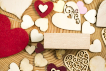 Hearts With Blank Label