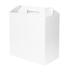 White cardboard box