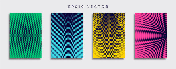 Vector cover designs. Future Poster template. Smartphone modern background set.