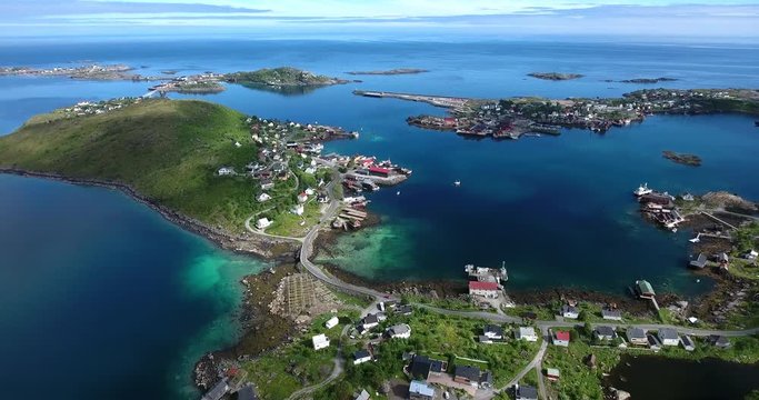 Lofoten islands fishing villages Reine and Hamnoya