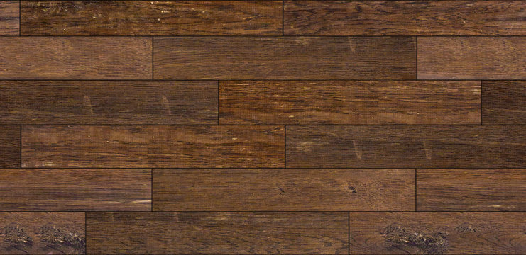 Loft wooden parquet flooring. Flooring. Seamless.