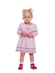 Little girl standing