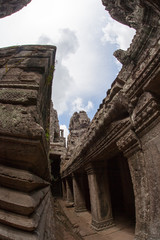 Naklejka premium Traces of the Khmer civilization 