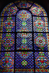 Vitraux de l'église Saint-Germain-des-Prés à Paris, France