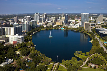 Fototapeta na wymiar Orlando, Florida Skyline