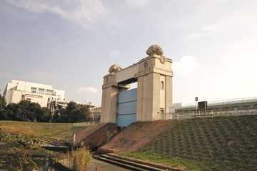 Obraz premium 川崎河港水門