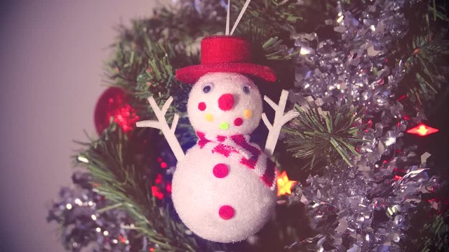 d&eacute;coration de no&euml;l bonhomme de neige