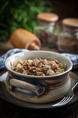 Traditional polish sauerkraut (bigos).