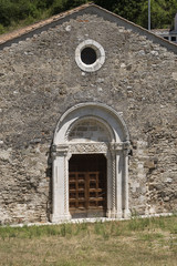 Fototapeta premium Medieval church at Antrodoco (Rieti, Italy)