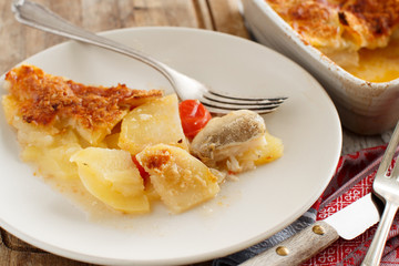 Codfish with potatoes