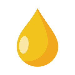 Tropfen Öl Flat Design Icon