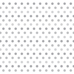 grey polka dots background- vector illustration