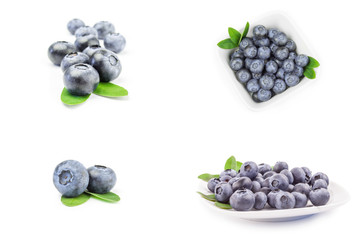 Collage of huckleberry