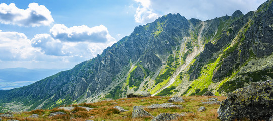 Naklejka na ściany i meble Mountain in High Tatras National Park, Slovakia