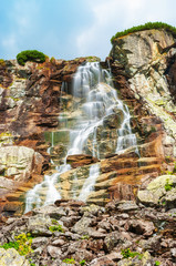 Waterfall (Vodopád Skok) in High Tatras National Park, Slovakia © waku